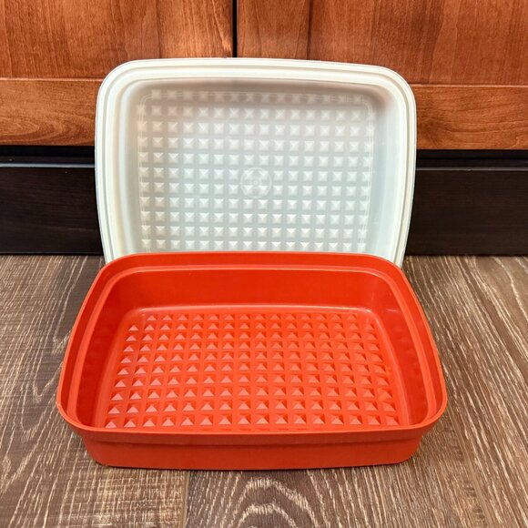 Tupperware Meat Marinade Storage Container - Paprika - Picture 7 of 14